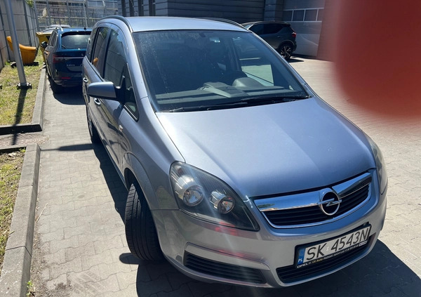 Opel Zafira cena 13500 przebieg: 210100, rok produkcji 2008 z Katowice małe 407